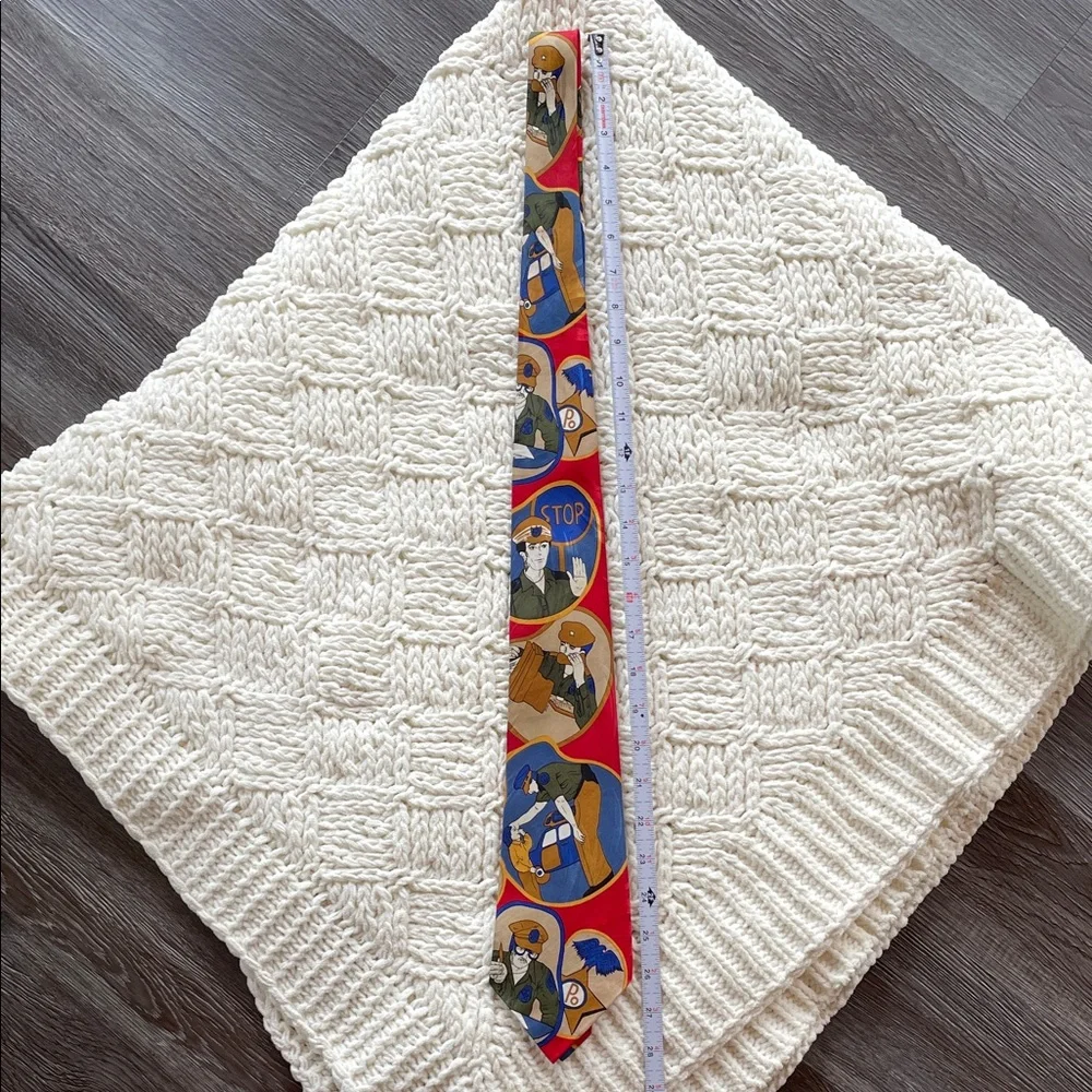 Dimoda Vintage Men’s Police Novelty Handmade Necktie